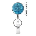 thumbnail image 3 of Dsscvnef Retractable Badge Holder Lightweight Card Reel with Key Ring Belt Clip for Teacher Student ID, 3 of 9
