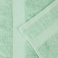 thumbnail image 5 of Superior Kendell Egyptian Cotton 3-Piece Towels Set, Sea Foam, 5 of 11