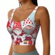 thumbnail image 2 of Balery Christmas Sujetadores deportivos con espalda cruzada para mujer, acolchados, sin costuras, de alto impacto, ideales para yoga, gimnasio, entrenamiento y fitness.-Medium, 2 of 8