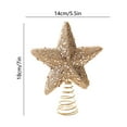 thumbnail image 6 of Mecorevxz Christmas Decorations Christmas Star Tree Topper 7 Inch Star Tree Topper Decoration Christmas Decor for Xmas Ornaments Holiday Party Indoor Home, 6 of 7