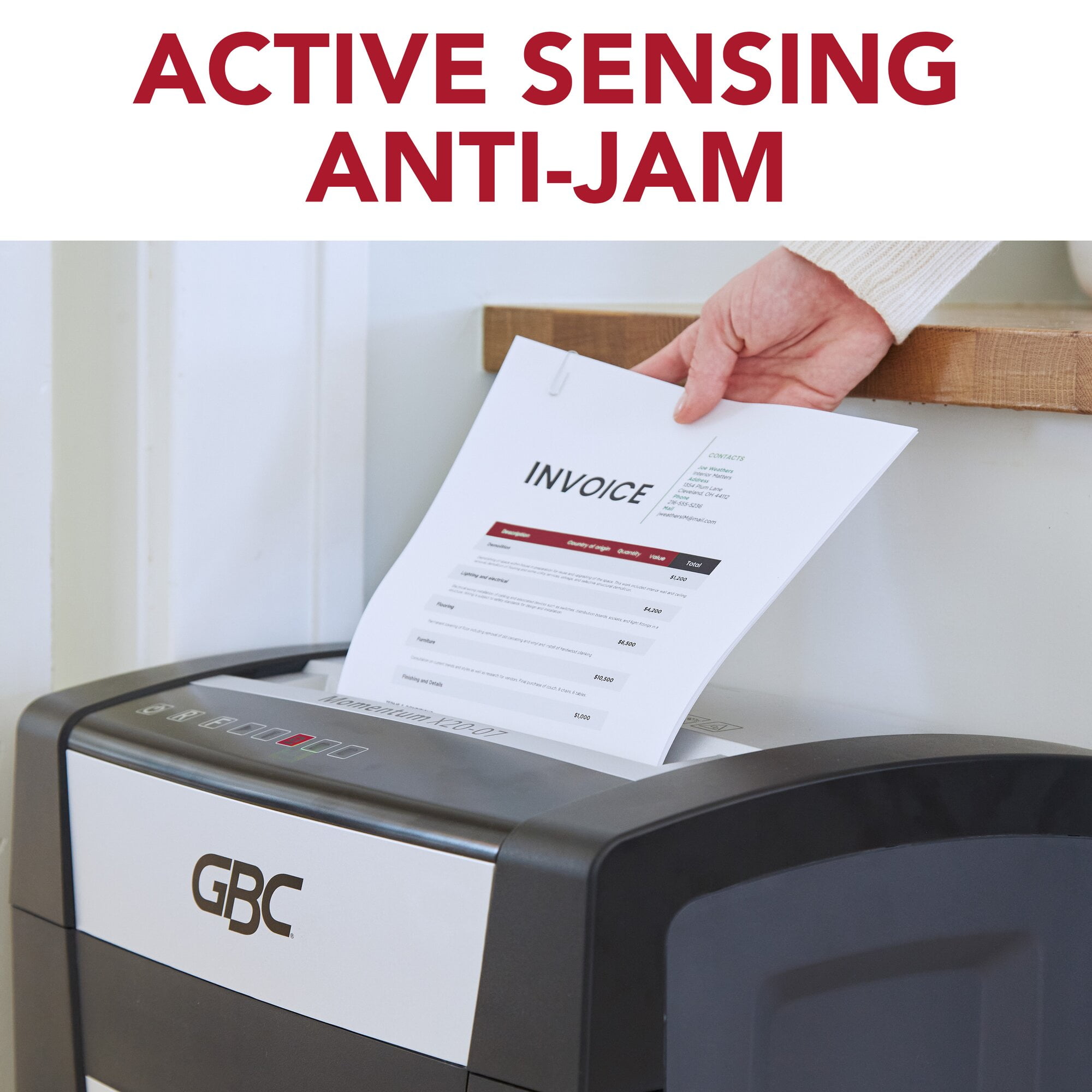GBC Momentum Paper Shredder WSM177001
