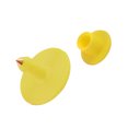 thumbnail image 1 of Ruiboury 100pcs Sheep Rabbit Ear Tag Identification Card Ear Sign Cattle Ears Markers Yellow, 1 of 6