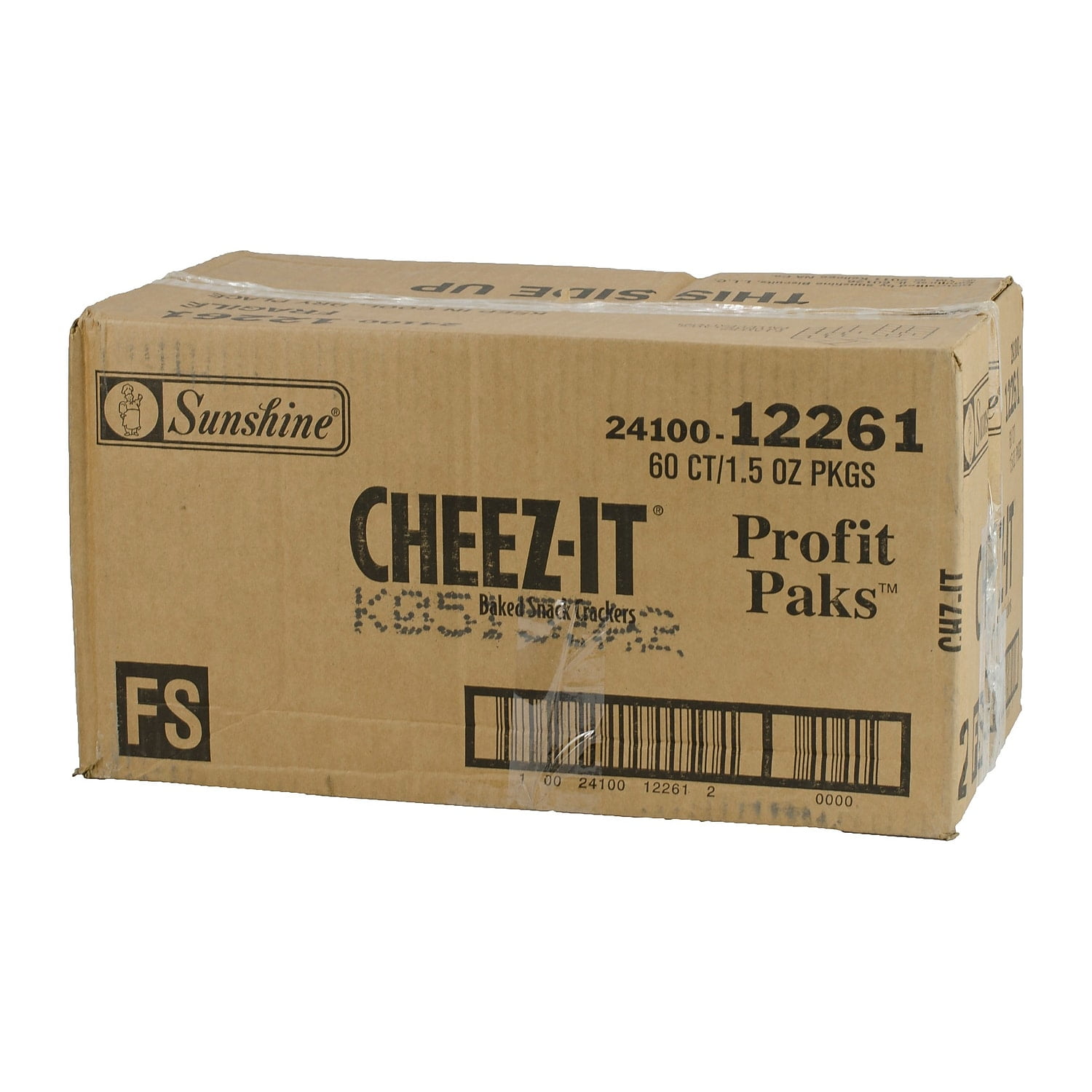 Cheez-It Crackers Cheese 1.5 oz. 60/Carton (12261) 415247