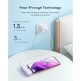 thumbnail image 4 of Kuulaa 5000mAh Portable Mini Power Bank with Built-in USB-C Cable & LED Display, PD20W Fast Charging Battery Pack Charger for iPhone 15/16, Samsung S22/S23/24 & Android, 4 of 9