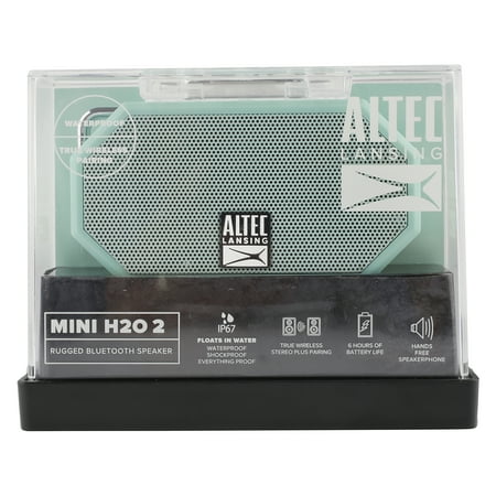 Mint Altec Mini H2O 2 Rugged Bluetooth Speaker