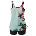 thumbnail image 3 of Bathing Suit for Women,Womens Tankini Swimwear with Boyshorts Two Piece Scroop Neck High Waisted Bikini Sets Bathing Suit 2026 Summer Fashion, 3 of 5