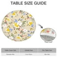 thumbnail image 6 of Round Picnic Table Cloth 100% Waterproof & Oil Proof, Elastic Fitted Table Cover for 36"-44" Round Tables, for Dining, Camping, Outdoor, 6 of 7