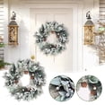 thumbnail image 1 of Fiudx Ofertas relámpago del día, solo en línea Decoración de corona navideña Decoración de ventana Aguja Decoración navideña para colgar en la puerta, 1 of 7