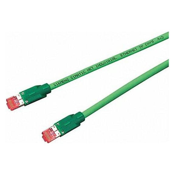 Siemens Ethernet Cable,Cat 6A,Green,3.3 ft. 6XV1 870-3QH10