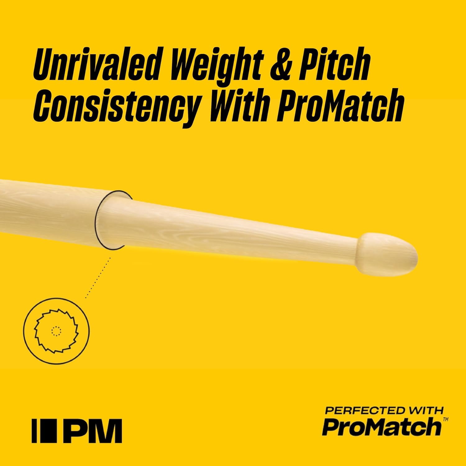ProMark Rebound 5A Hickory Drumstick, Acorn Wood T