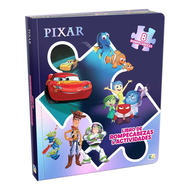 Libro Disney Pixar de Actividades y Rompecabezas Novelty
