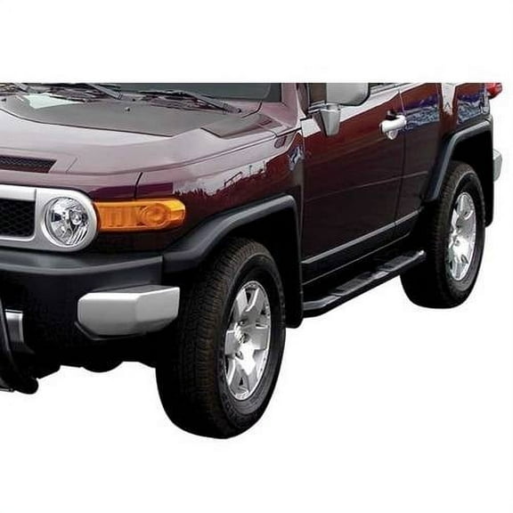 ARIES 202011 3-Inch Round Black Steel Nerf Bars, No-Drill, Select Toyota FJ Cruiser