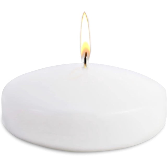 2 velas flotantes exquisitas para centros de mesa de 3 pulgadas. Diámetro para bodas, eventos, cenas, Navidad, vacaciones, hogar y ocasiones especiales.