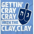 thumbnail image 2 of Getting Cray with the Clay Hanukkah Unisex Plus Size Sweatshirt Brisco Brands 5X, 2 of 6