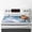 Multicolor, variant on Blue Marble Stove Top Cover for Electric Stove, Heat-proof & Non Slip Glass Top Stove Cover Protector, Modern Abstract Art Yellow Lines Ink Painting Kitchen Flat Cooktop Rubber Mat 24x21 Inches