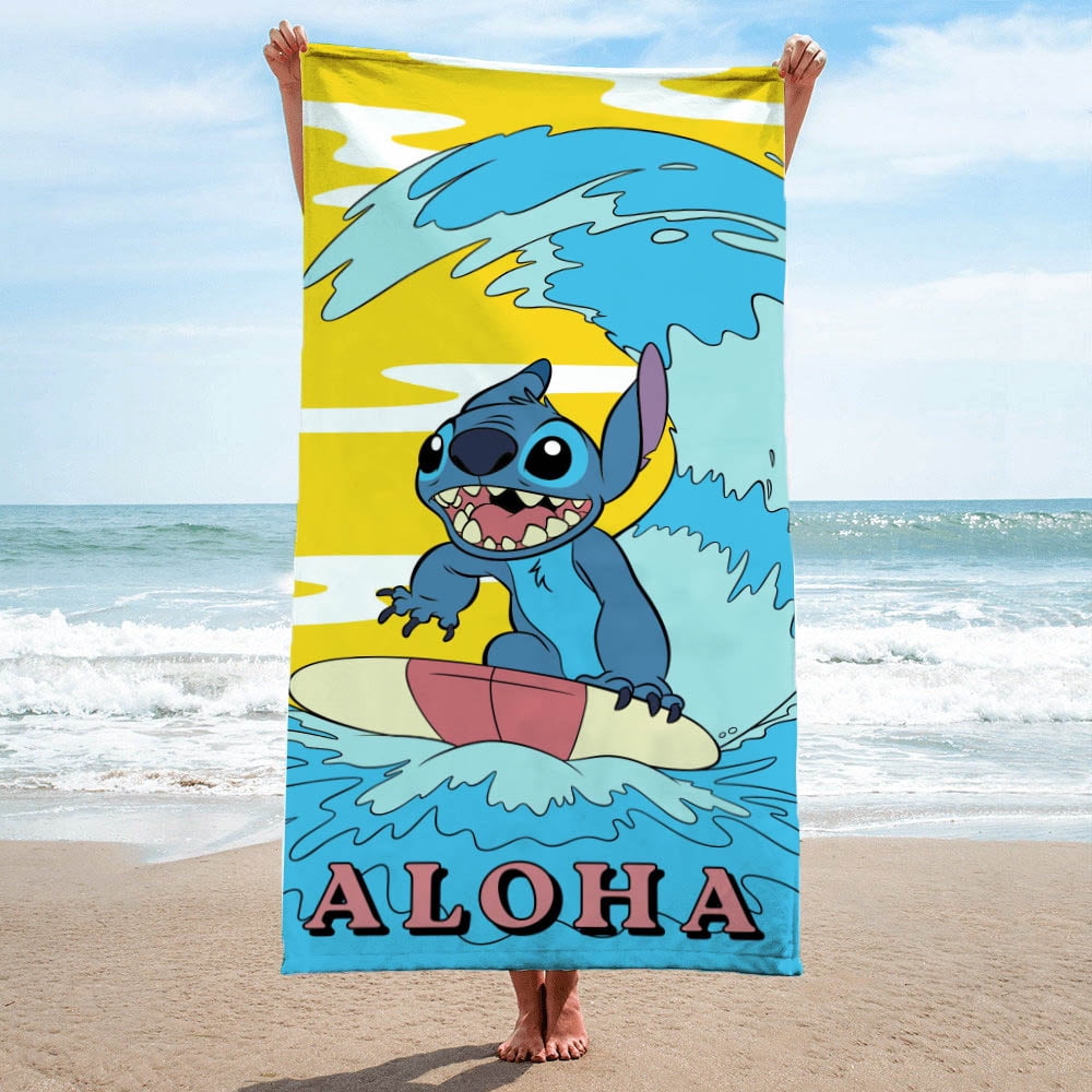 Stitch Kids Beach Towel, 27 x 54, Disney