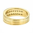 thumbnail image 2 of 14K Mens Wedding Ring Round Natural 1.5 Ctw Diamonds For Him (Yellow Gold Size 6), 2 of 3