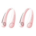 thumbnail image 1 of 2 Pcs Usb Charging Neck Fan Mini Neck Fan Hanging Neck Small Fan For Summer, 1 of 3