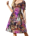 thumbnail image 1 of Femininomenon // Chappell Roan Muppet Collage Art Vestido de manga corta vestidos de fiesta mujer vestidos de mujer para ocasis especiales, 1 of 6