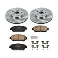 thumbnail image 3 of Power Stop Front Stock Replacement Brake Pad and Rotor Kit KOE1141, 3 of 8
