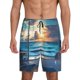 thumbnail image 1 of Fotbe Ocean View Bedroom Pantalones Cortos de Pijama para Hombre, Ropa de Dormir, Pantalones de Pijama Cortos para Hombre-Small, 1 of 6