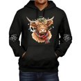 thumbnail image 1 of MHFRRA Sudadera con Capucha Informal de Manga Larga, Suave, Cómoda y Ligera, Ropa de Calle de Moda para Uso Diario Negro, 1 of 3