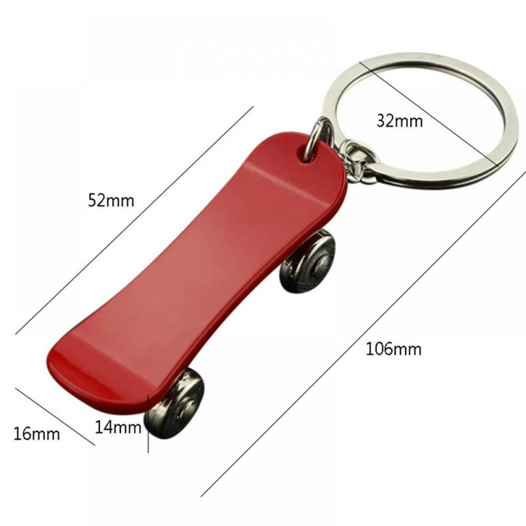 Praeter Vital Scooter Keychain Small Gift Scroomer Key Rings Key Accessories Small Penders, Women's, Size: 10.6 * 3.2 * 1.6cm, Gold