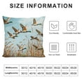 thumbnail image 6 of Wuche  Mallard Duck Throw Pillow Covers Set of 2 Duck Hunting Themed Pillow Covers for Kids Teens Mallard Duck Bird Cushion Cover Rustic Natural Lake Multiple specifications, 6 of 6
