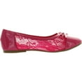 thumbnail image 2 of Jelly Beans POSS Kid's Big Girl Fashion Mesh Bow Ballet Flat Shoes, 2 of 4