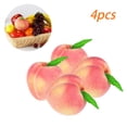 thumbnail image 2 of 4PCS Simulation Peaches Foam Peaches Decoration Fake Fruit for Home Decor, 2 of 7