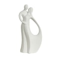 thumbnail image 4 of Abstract Couple Statue Minimalist Hugging Decorative Ornament Nordic Sculpture Lover for Bookshelf Table Cafe Office A, 4 of 8