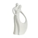 thumbnail image 4 of Estatua de pareja, figura de pareja de amantes, escultura decorativa coleccionable de abrazos para A, 4 of 9