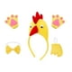 thumbnail image 2 of Disfraz de pollo 3D para niñas, accesorios de cosplay novedosos, vestido elegante para Cola amarilla amarilla, 2 of 9