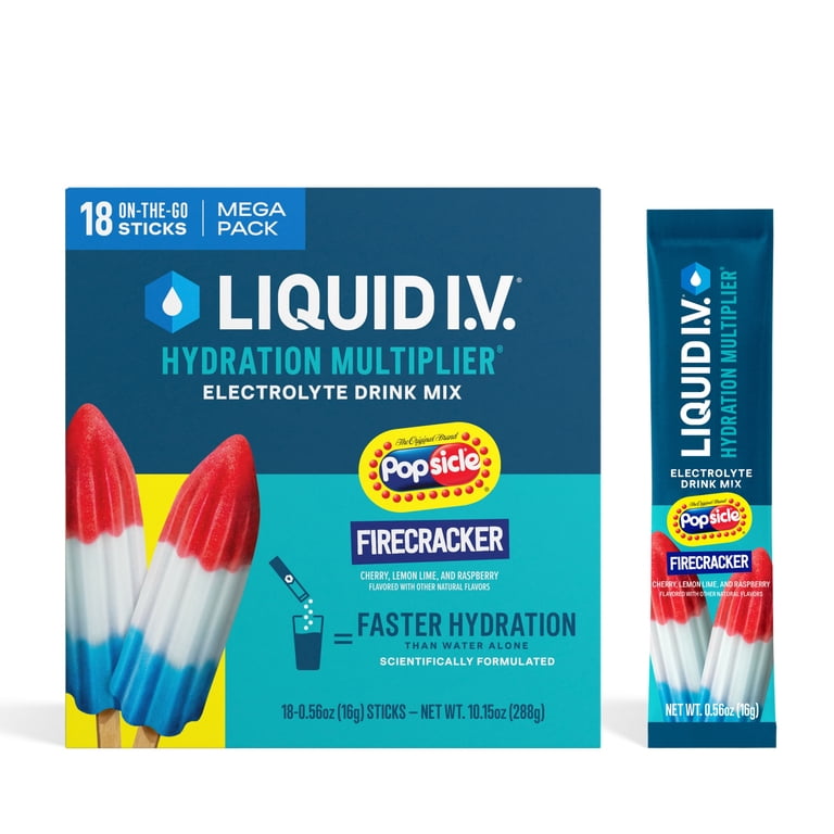 Liquid I.V. Popsicle Firecracker Hydration Multiplier, 18 Packets photo 2