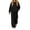 Black, variant on Zynoxe womens sweatsuits 2 piece set relaxed long sleeve drawstring hooded sweatshirt & curved wide leg sweatpants suit soft fleece lounge sets for women loose solid color track suits with pocket S