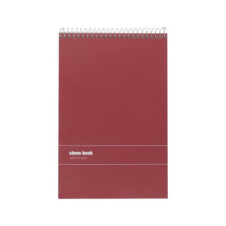 MyOfficeInnovations Steno Pads 6" x 9" Gregg Asst.Color Covers 80 Sheets/Pd 12