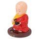 thumbnail image 2 of Estatua Cute Monk Car Ornament Solar Powered Waving Hands Monk Car Interior Display Decoración con 2 antideslizante Mats para Home Red LHCER Descripción de la referencia, 2 of 8