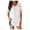 White, variant on QHWAUAKFBN T Shirts For Women Graphic V-Neck Short Sleeves Pure Color Loose Tshirts Top