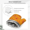 thumbnail image 4 of Red Crab Oven Mitts and Pot Holders Sets, Heat Resistant Silicone Oven Mitts Pot Holders for Kitchen Cooking Baking, Non-Slip Oven Gloves Hot Pads Potholders, 4 of 6