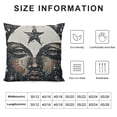 thumbnail image 5 of YINGXI Pillow Cover,Black White Reversible Prin , Style Couch Pillow Coverr or Sofa 18x18in, 5 of 5