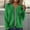 Green, variant on Women's Fashion Casual Solid Color Long Sleeved Round Neck Loose and Comfortable Top Jacket Brown M(M)