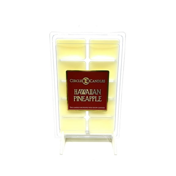 Circle E Candles Wax Melt Tart, Hawaiian Pineapple Scent, Pack of 10 Tarts