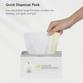 thumbnail image 4 of 21 Gallon / 50-90 Liter, 60 Count Drawstring , Extra-Strong Unscented Garbage Bags, Easy-Dispense Roll for Kitchen & Household Use, Code G, White, 4 of 4