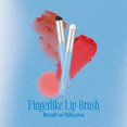 thumbnail image 2 of Brocha de maquillaje para labios sin silicona similar a un dedo con tapa, 2 of 5