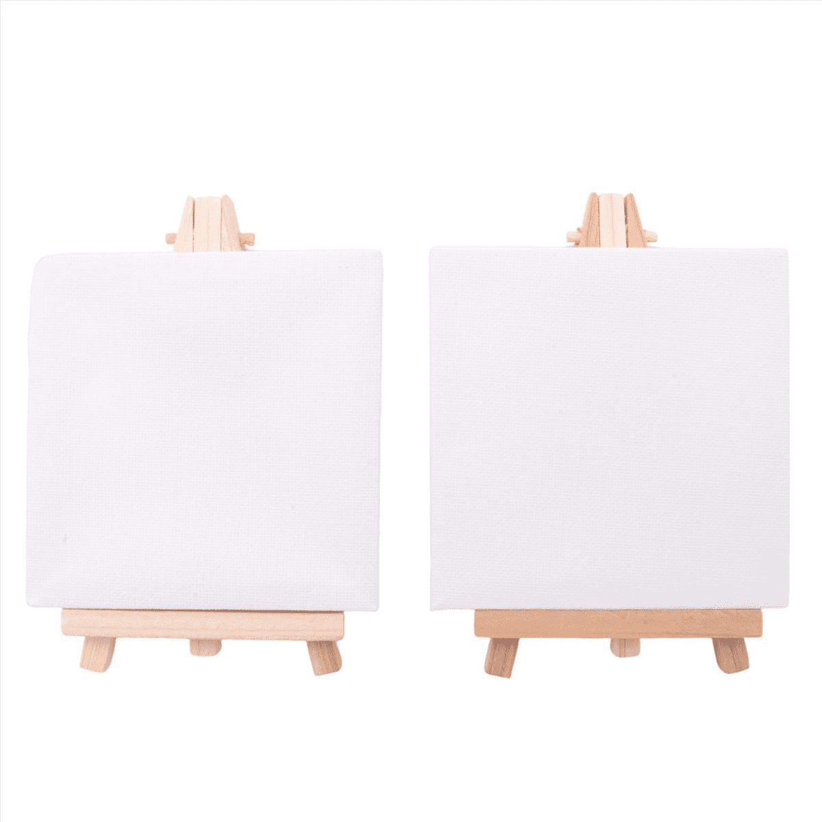40 Set Artists Mini Canvas Set Painting Craft DIY Drawing Small Table Easel Gift