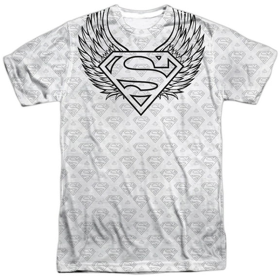 Superman - Winged Shield Repeat - Short Sleeve Shirt - XXX-Large