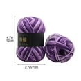 thumbnail image 3 of Iumwxz 50g Gradient Color Cotton Yarn,Lustrous and Soft Yarn for Crochet/Knitting,Baby Cotton Yarn,Perfect for Any Knitting Crochet and Crafts Mini Project 2.7x4.7in Xmas Gifts, 3 of 5
