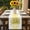 Yellow, variant on Eucalyptus Green Table Runner - 36 Inch Long, Kitchen Dining Table Runner Dresser Scarves, Vintage Bottle Succulents Stripes Farmhouse Decor for Coffee Tables Wedding Party Banquet