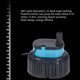 thumbnail image 3 of Bomba De Agua Sumergible, Bomba De Cubierta De Piscina AC220-240V, Cabezal Silencioso De 8,2 Pies, Succión De 360 ​​Con Boquilla De 19 Mm Y 0,75 Pulgadas Para Riego De Plantas,, 3 of 7