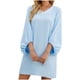 thumbnail image 1 of Vestidos Para Mujer Vestidos Casuales Moda Puff Mangas Manga Larga Color Sólido Cuello en V Vestido Suelto Odeerbi ODB137048, 1 of 9